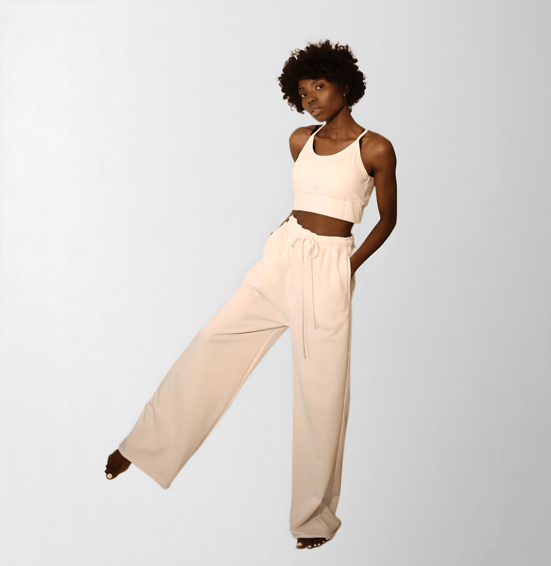 Cotton Three Pieces Silk Velvet Tracksuit