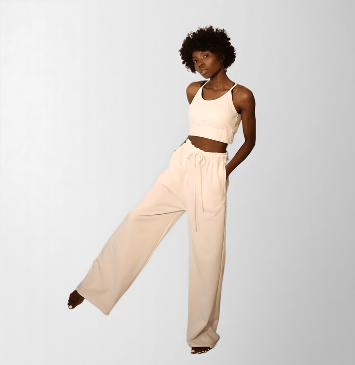 Cotton Three Pieces Silk Velvet Tracksuit
