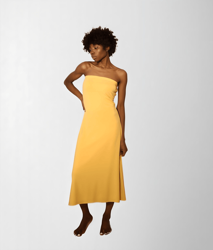 Organic Cotton Strapless Dress