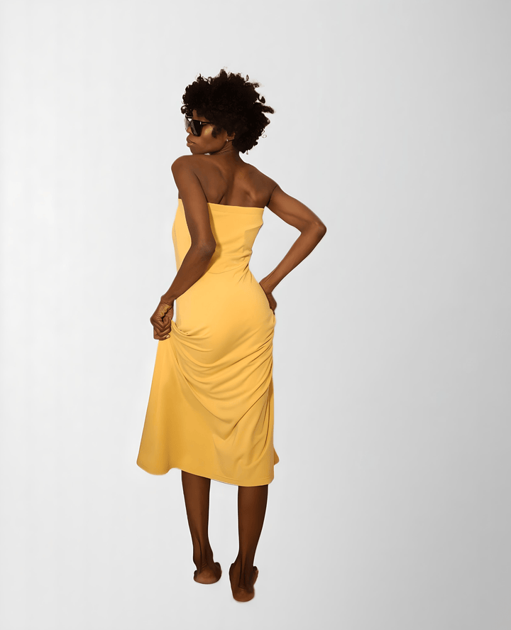 Organic Cotton Strapless Dress