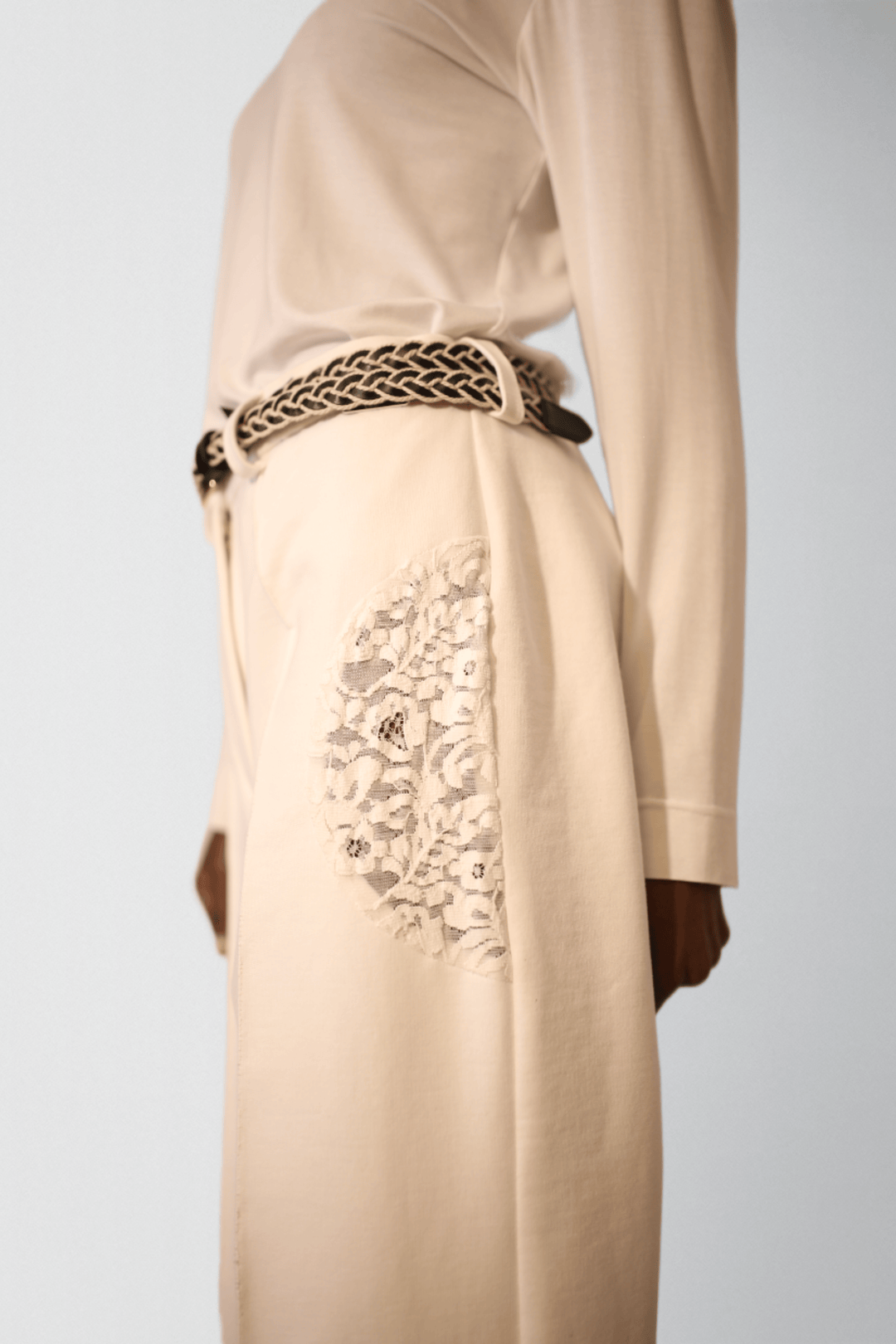 Virgin Cotton Heavyweight Laced Trousers