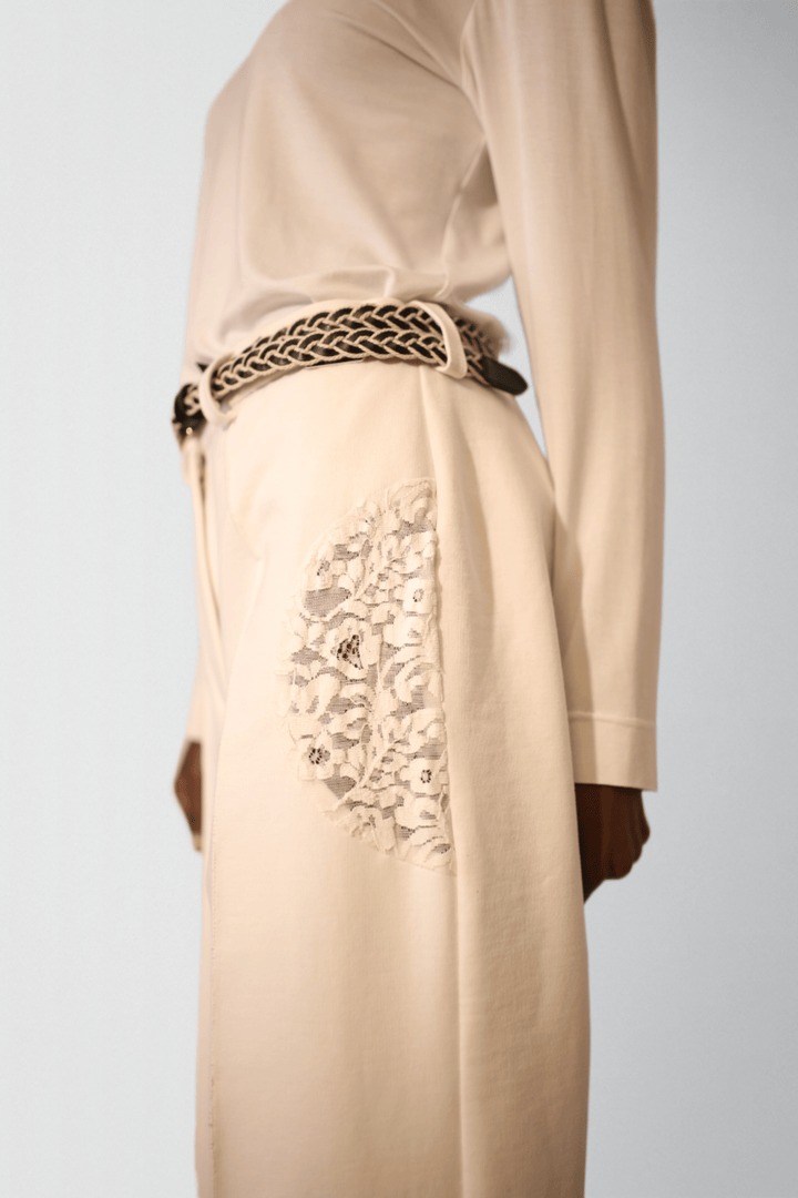 Virgin Cotton Heavyweight Laced Trousers