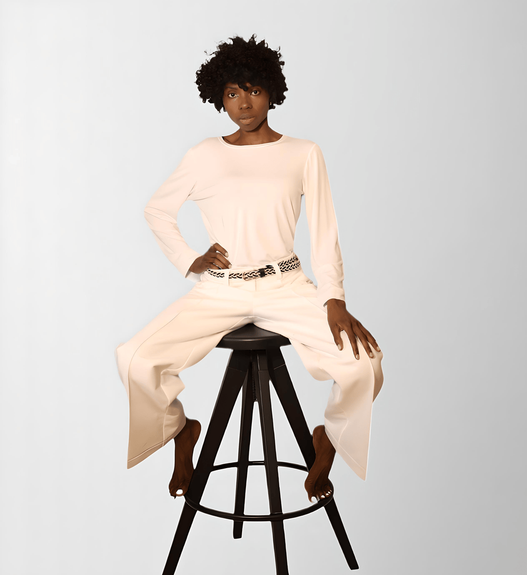 Virgin Cotton Heavyweight Laced Trousers