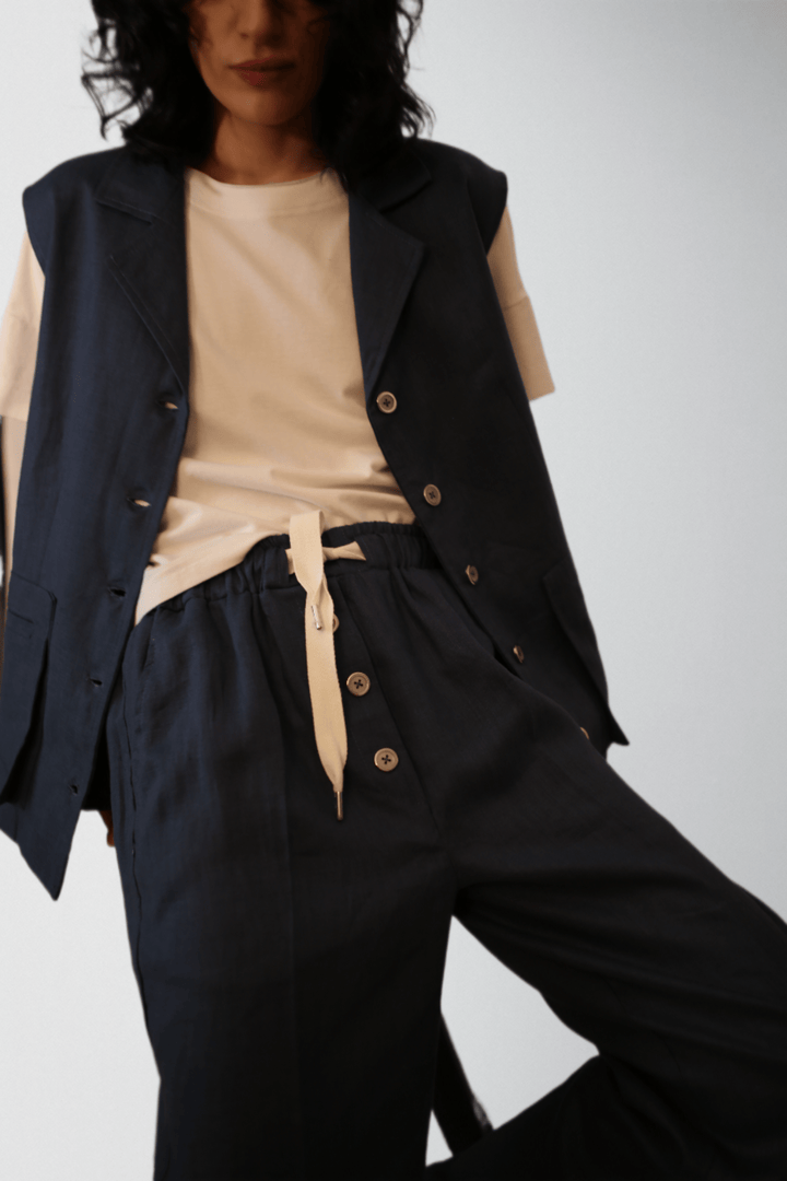 Linen Vest Outfit