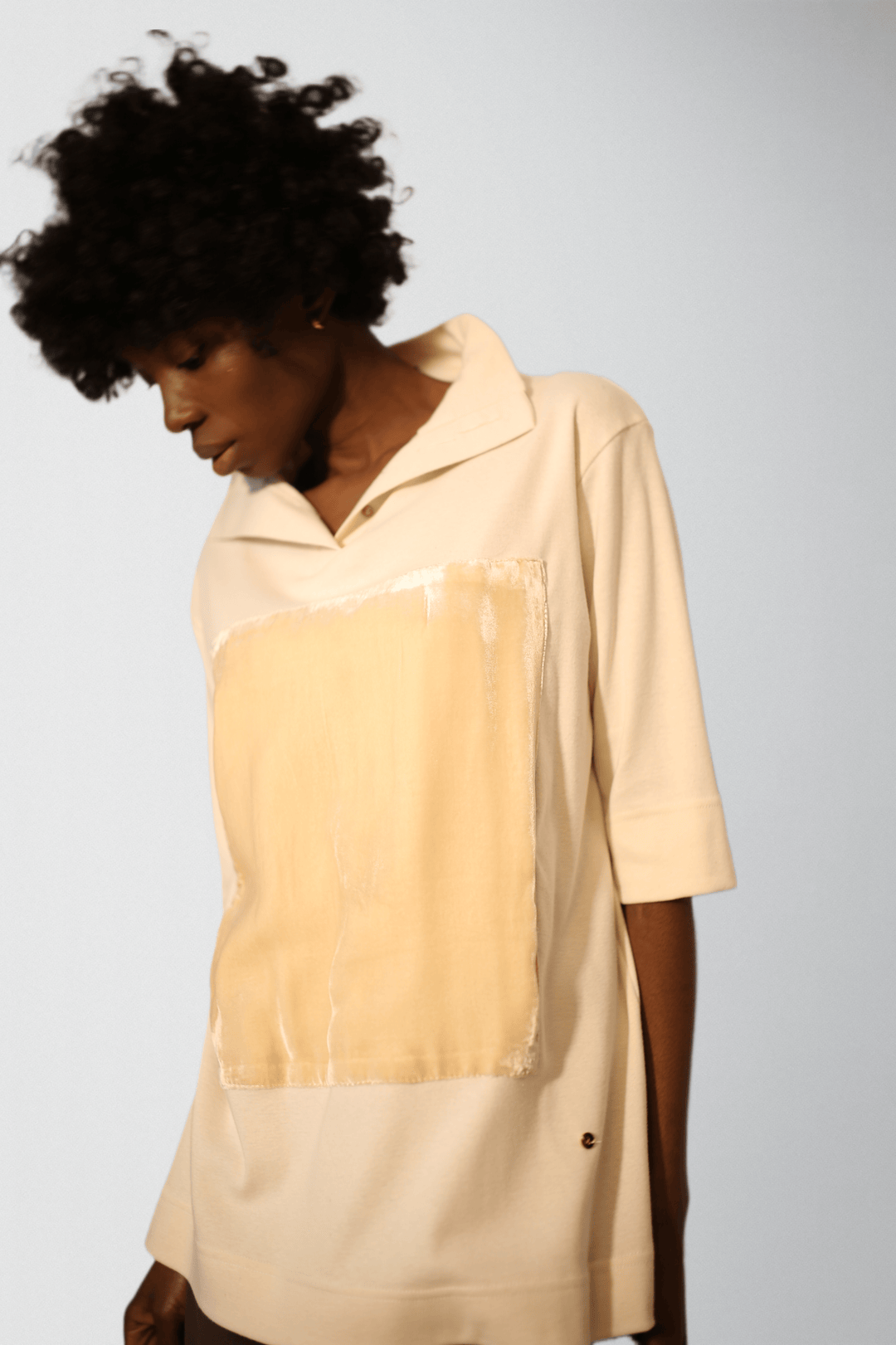 Luxe bamboo cotton jersey tops with silk velvet