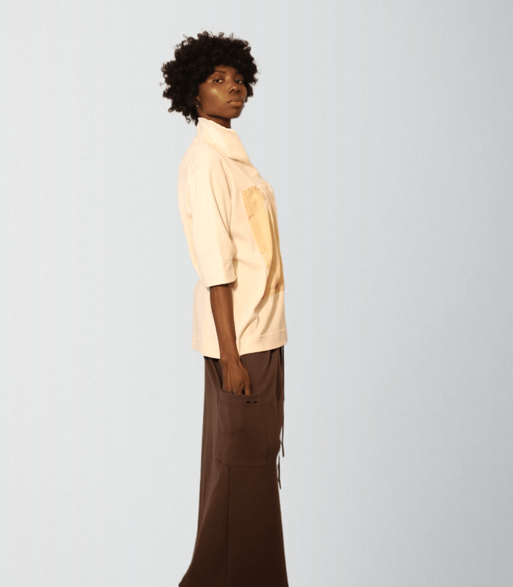 Heavy Cotton Spandex Cargo Skirt