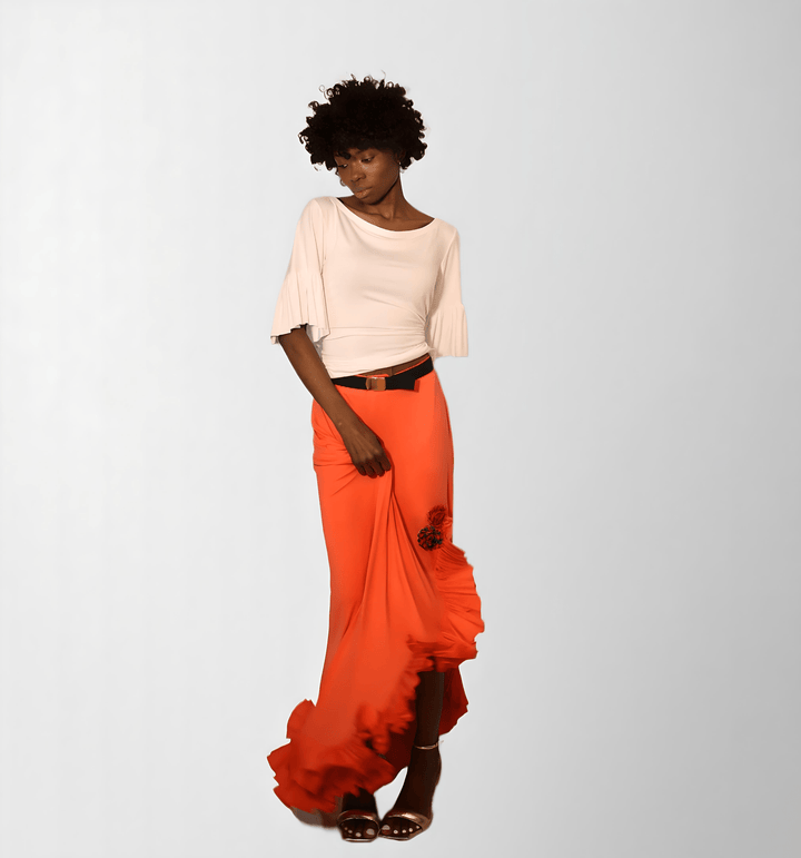 Soft Bamboo Cotton Jersey Skirt