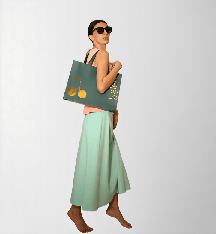 Cotton Spandex A-Line Skirt