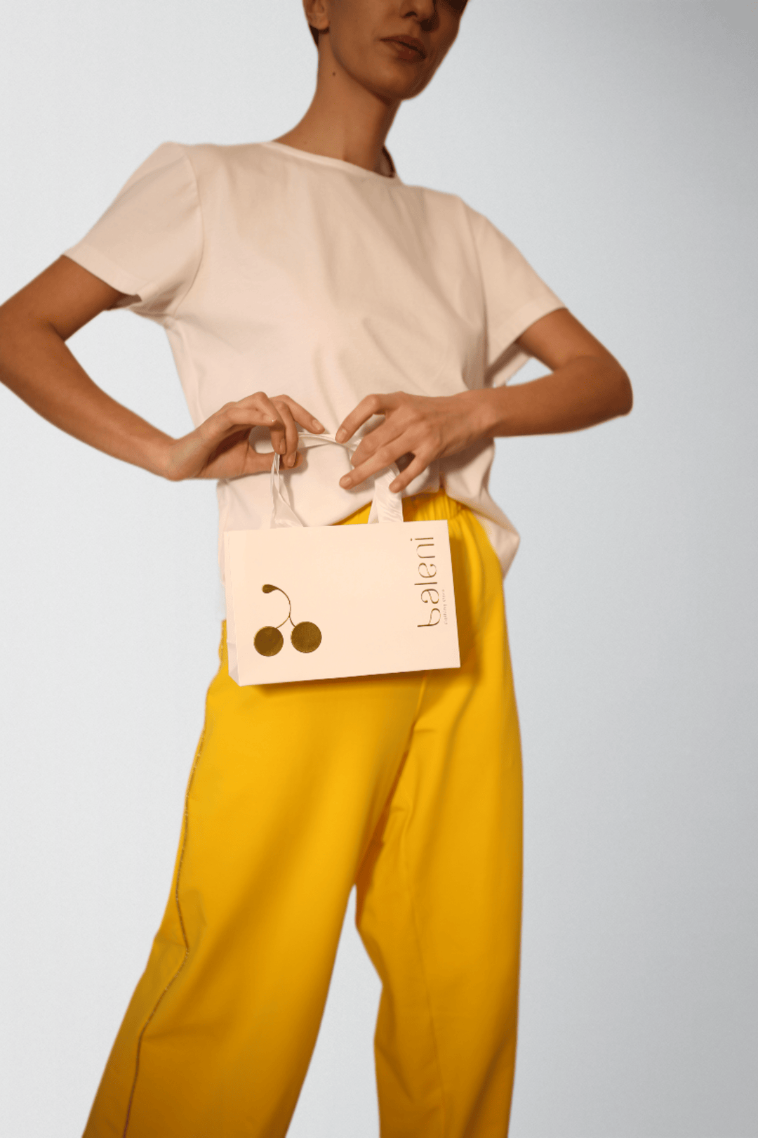 Wide-Leg Cotton Spandex Pants