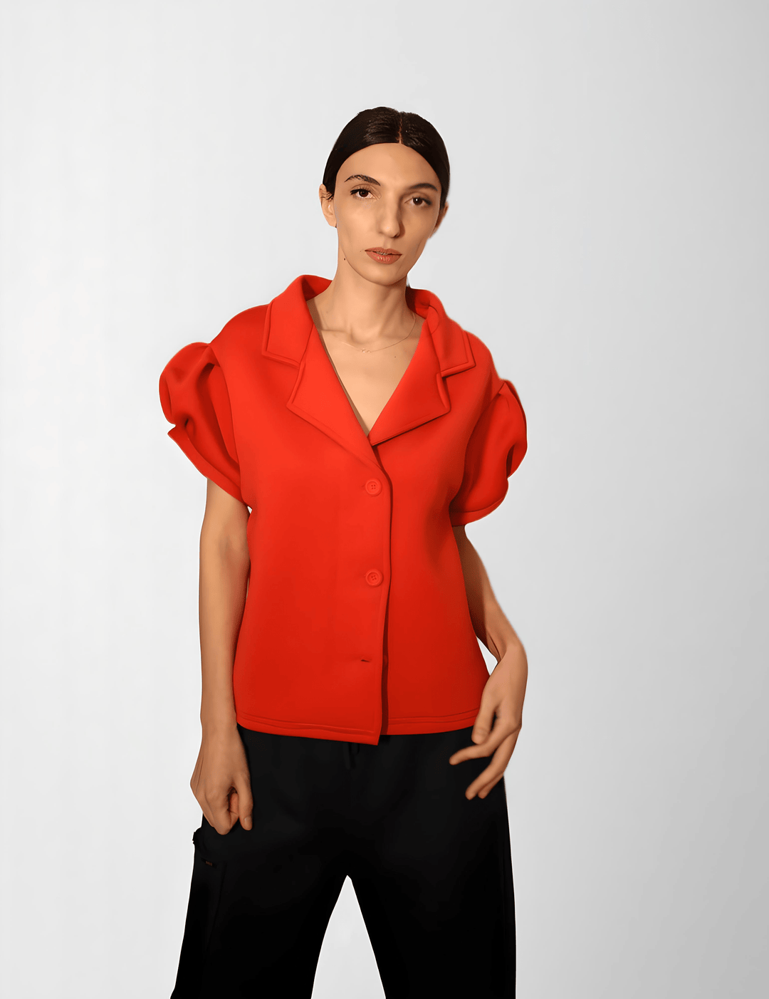 Light Space Cotton Blouse