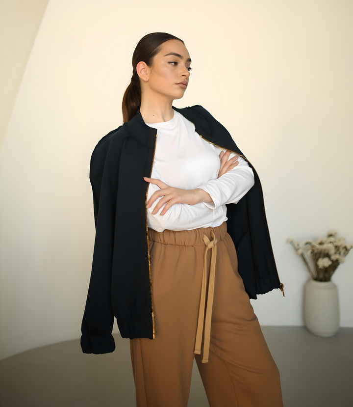 Heavy Virgin Cotton Bomber Jacket
