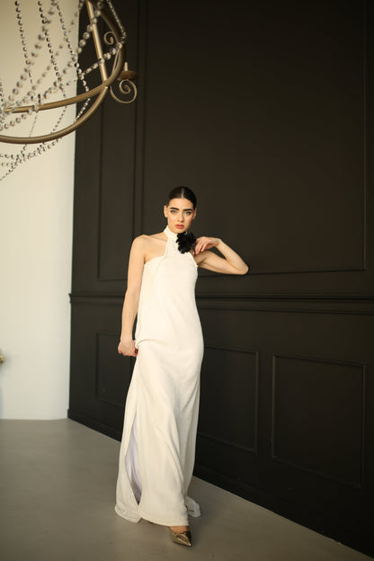 Silk Velvet High-Grade Real Evening Luxury Dress