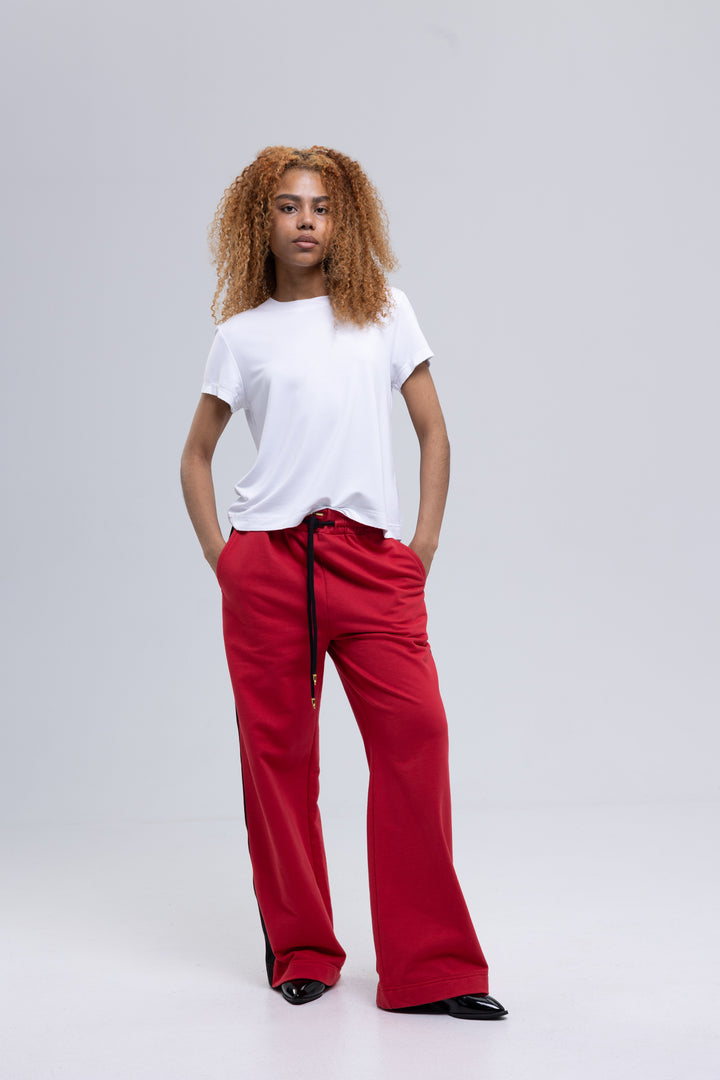 Hemp Spandex Cotton Crew-Neck T-Shirt