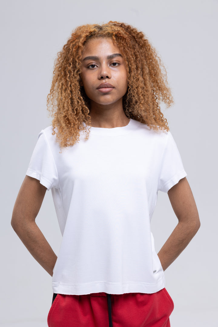 Hemp Spandex Cotton Crew-Neck T-Shirt
