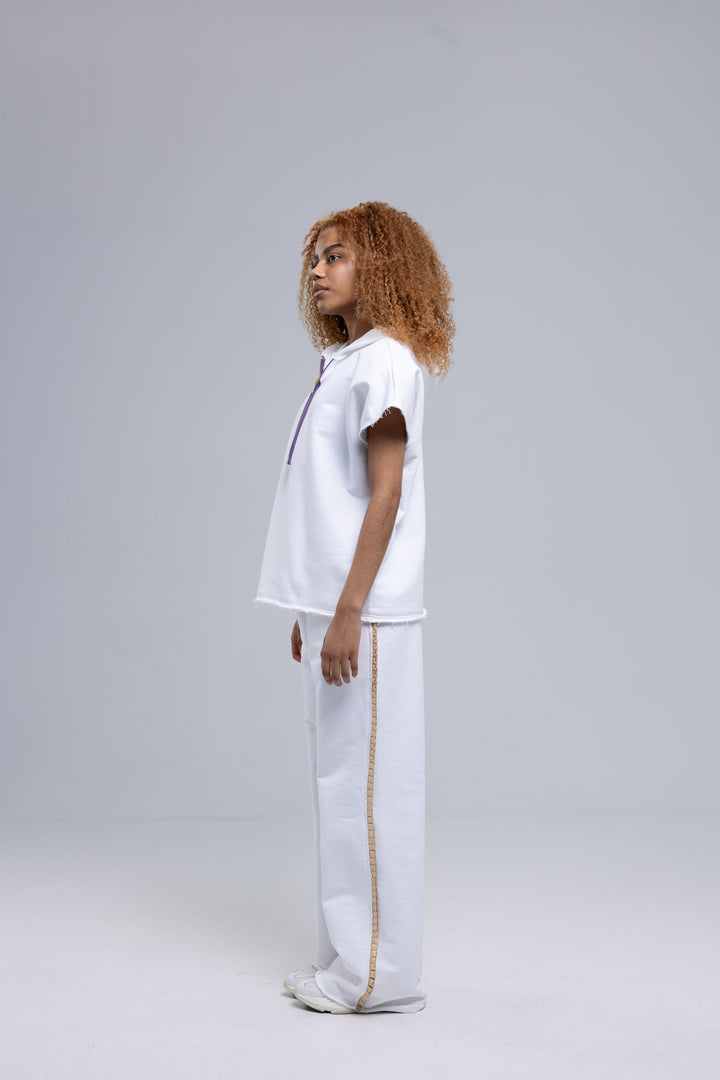 Heavyweight Raw-Edged Cotton Outfit