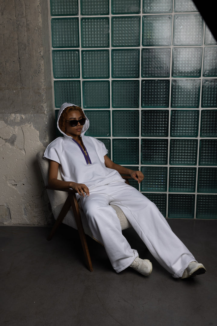 Heavyweight Raw-Edged Cotton Outfit