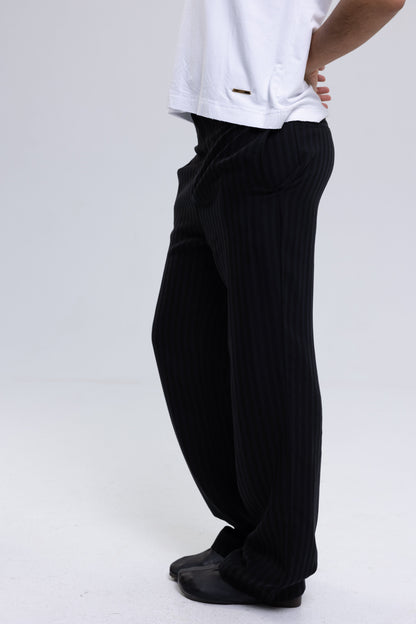 Classy striped woven pants