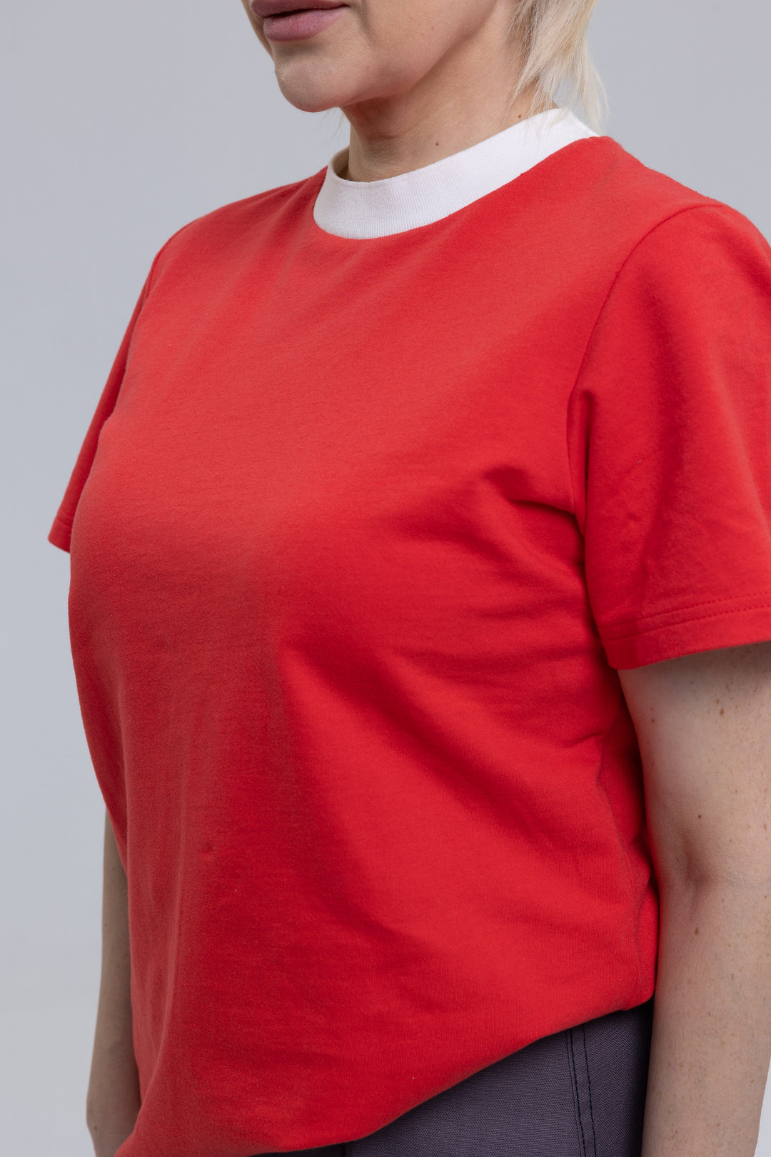Crew-Neck Cotton Elastane T-Shirt