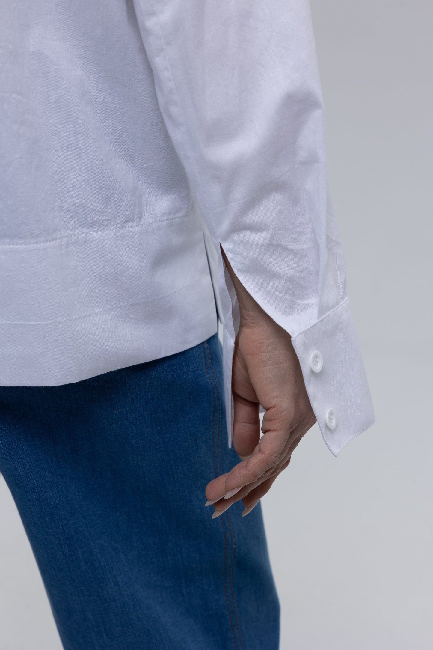 Twill cotton shirt