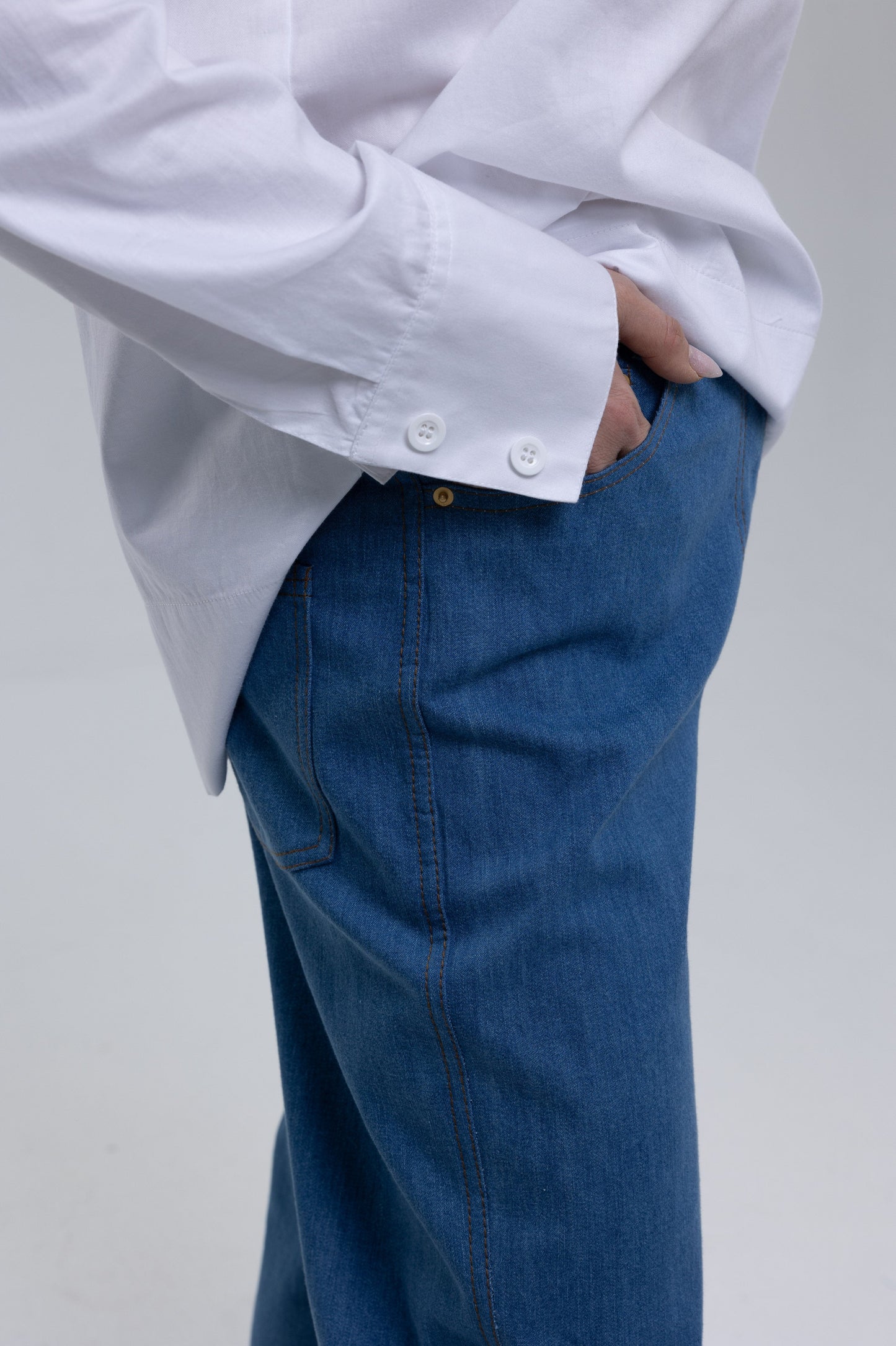Twill cotton shirt