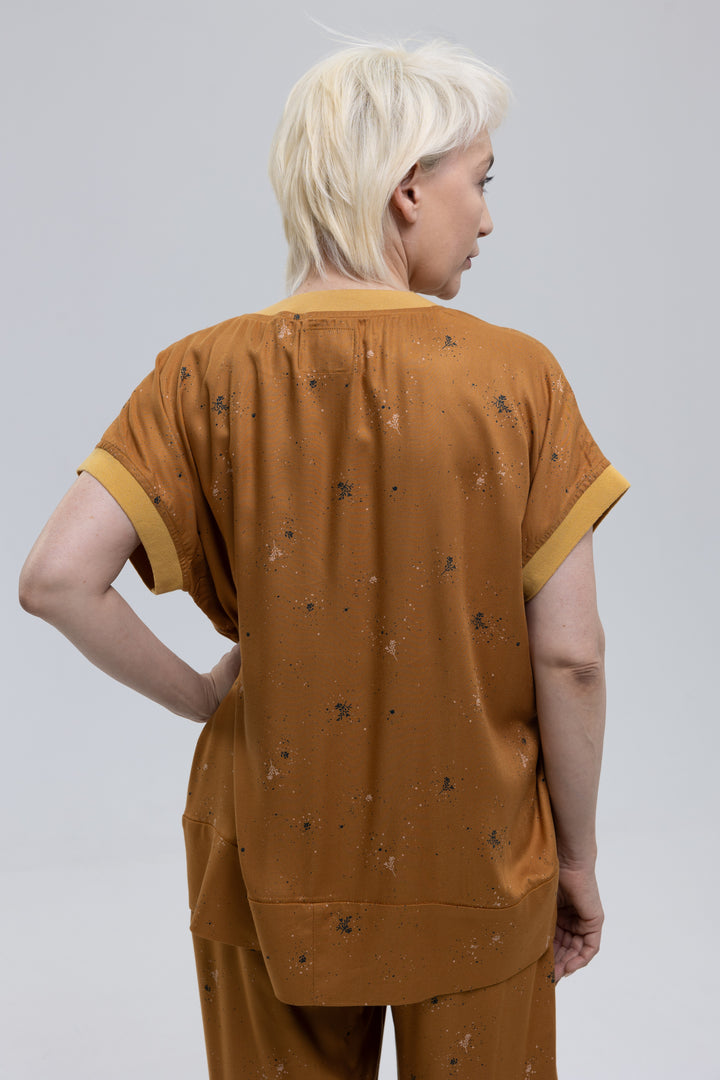 Viscose Wide-Leg Pants Ensemble