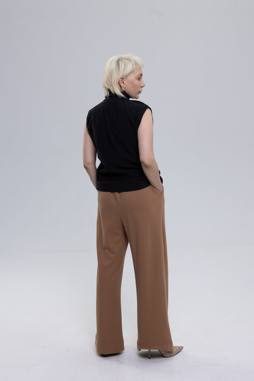 Soft Organic Cotton Eco Jersey Turtleneck Top