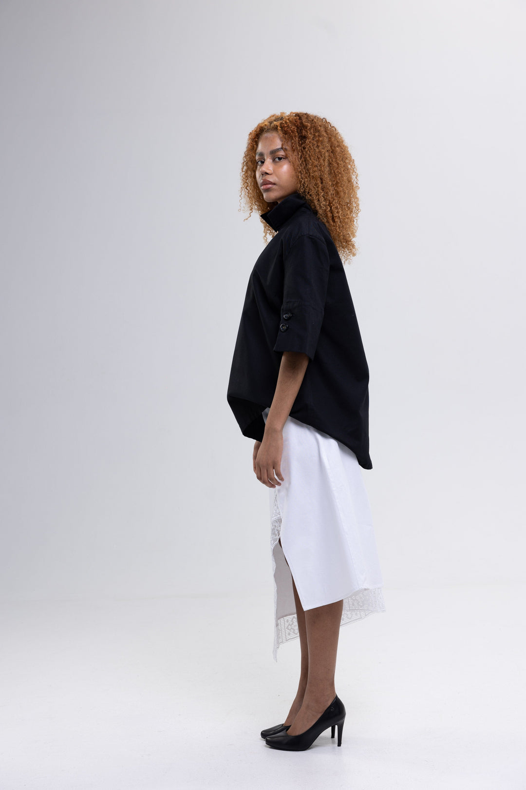 Soft Cotton Canvas Skirt Ensemble