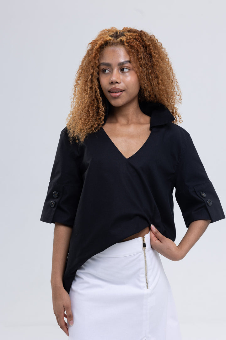 Soft Cotton Canvas Skirt Ensemble