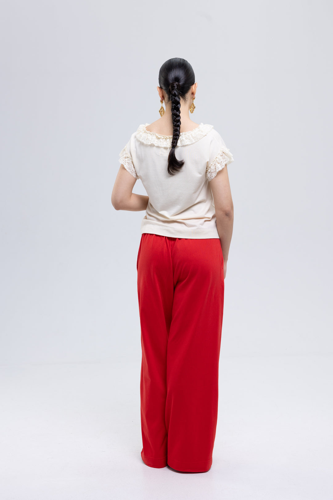 Spandex Cotton Casual Blouse