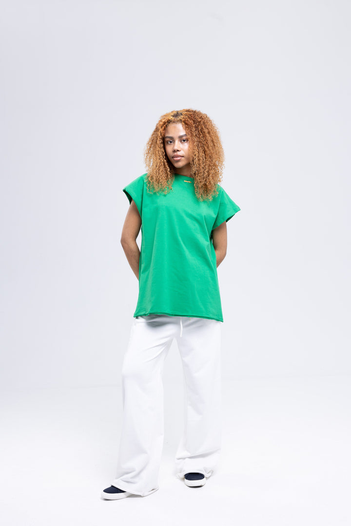 French Terry Cotton Elastane T-Shirt