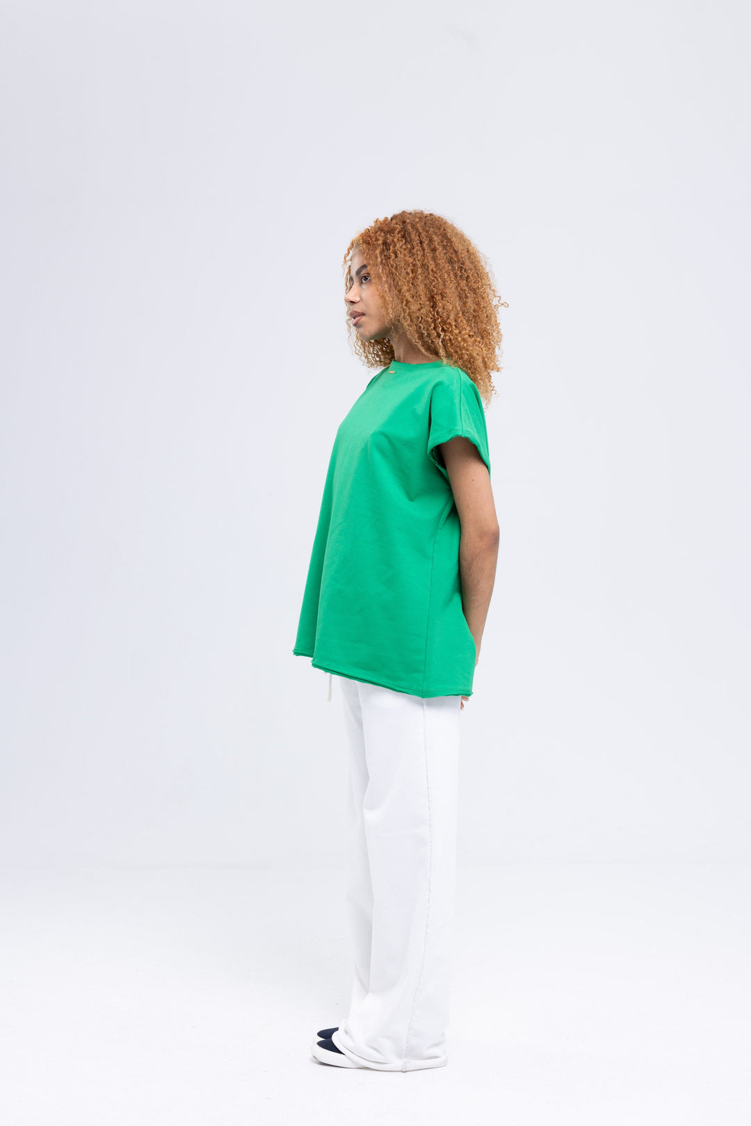 French Terry Cotton Elastane T-Shirt