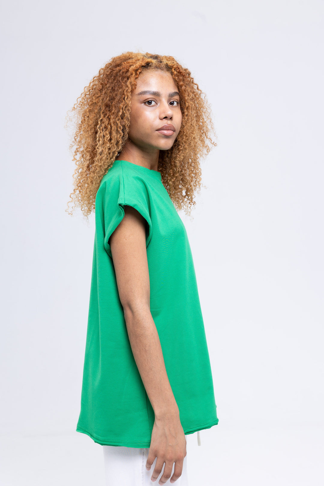 French Terry Cotton Elastane T-Shirt