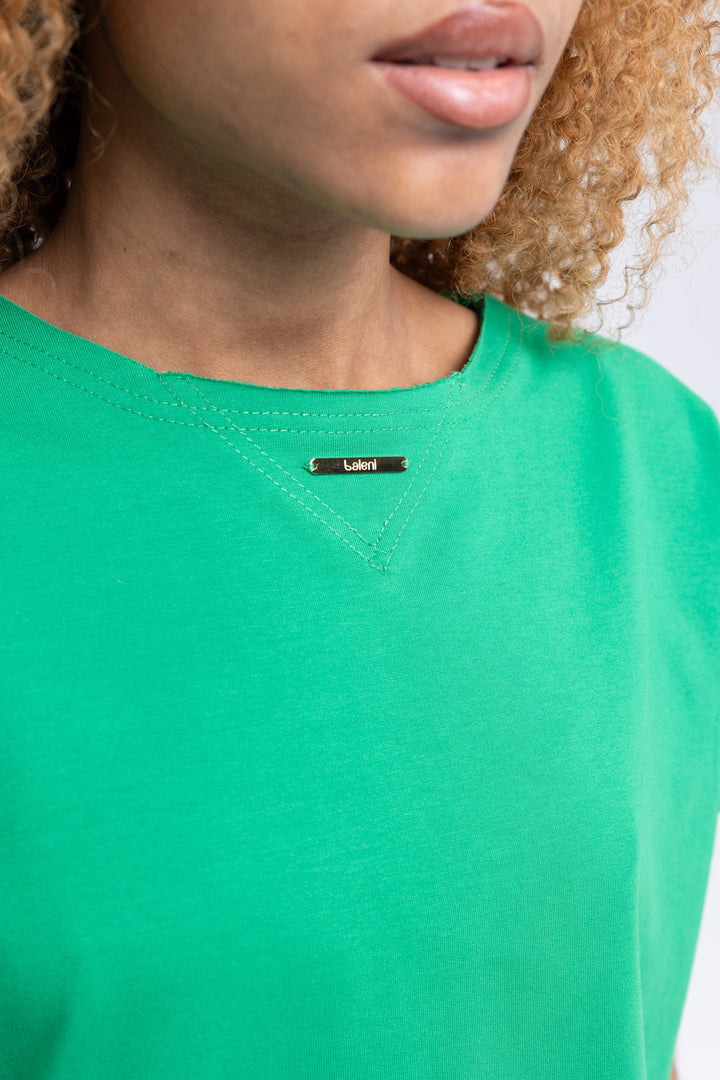 French Terry Cotton Elastane T-Shirt