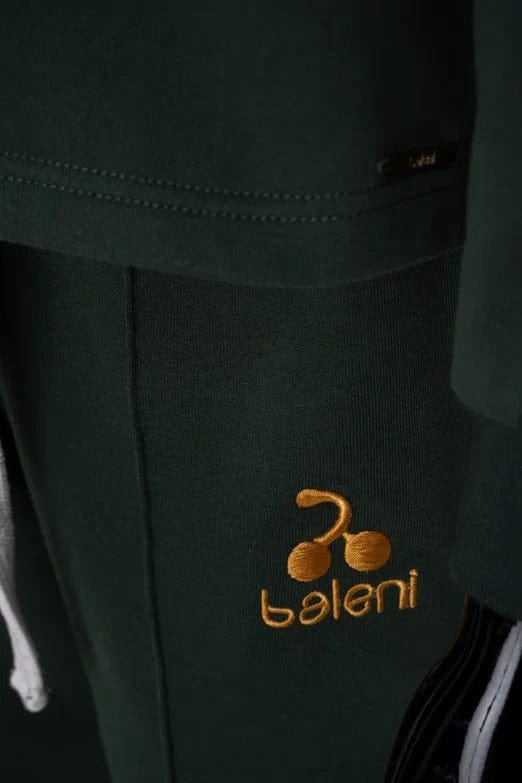 Embroidered organic soft jersey casual tracksuit - Baleni