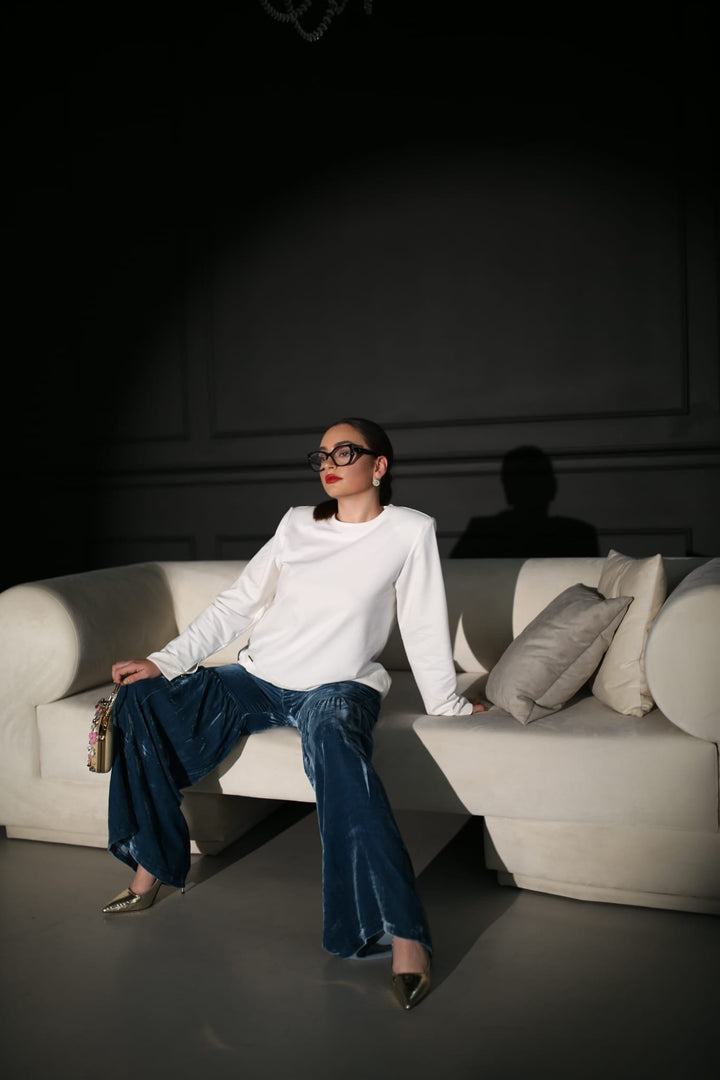 Pure Mulberry Silk Velvet Pants
