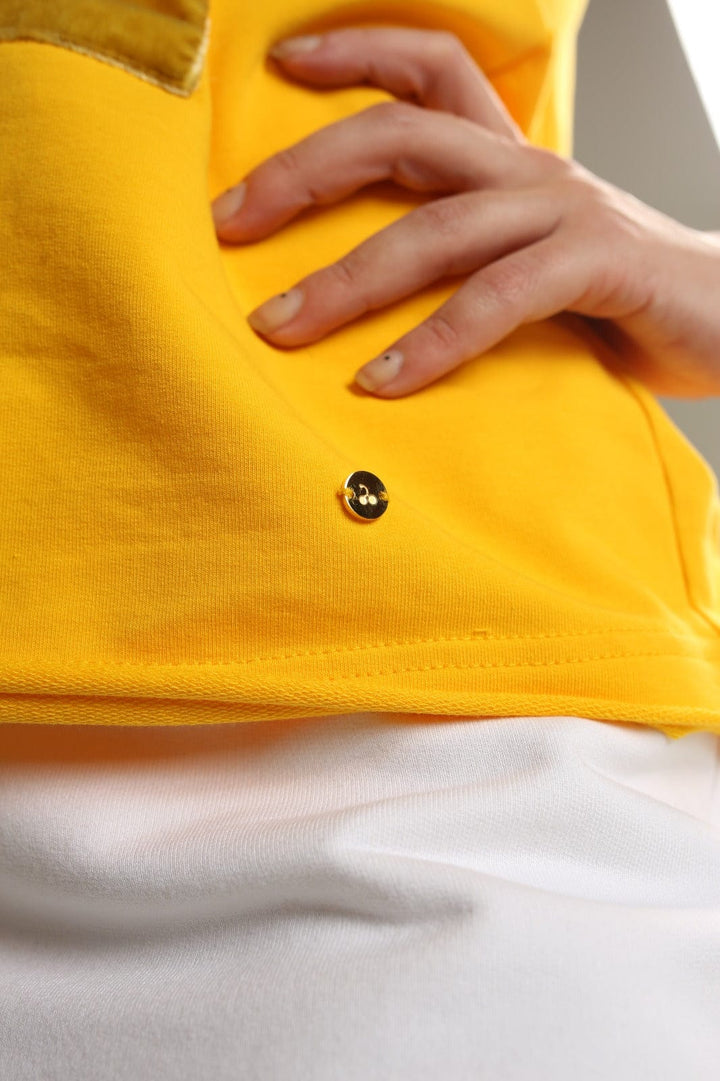 Soft Silk Velvet Cotton Elastane T-Shirt