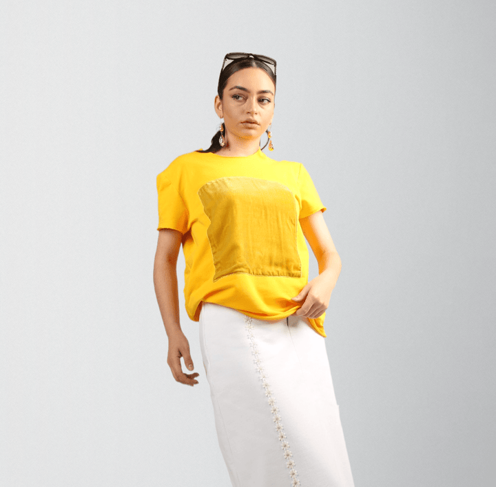 Soft Silk Velvet Cotton Elastane T-Shirt