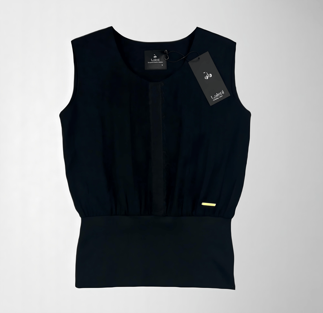 Grosgrain Mohair Trim Woven Wool Blouse