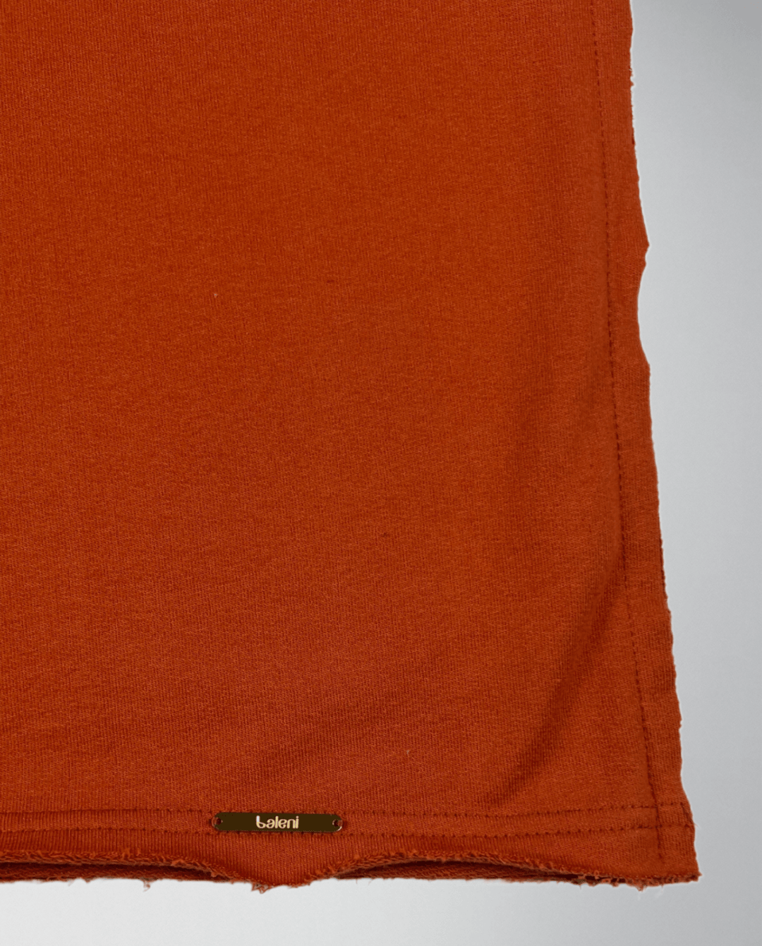 Organic Cotton Mock-Neck Sleeveless Top