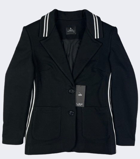 Virgin cotton heavy blazer with ribs - Baleni