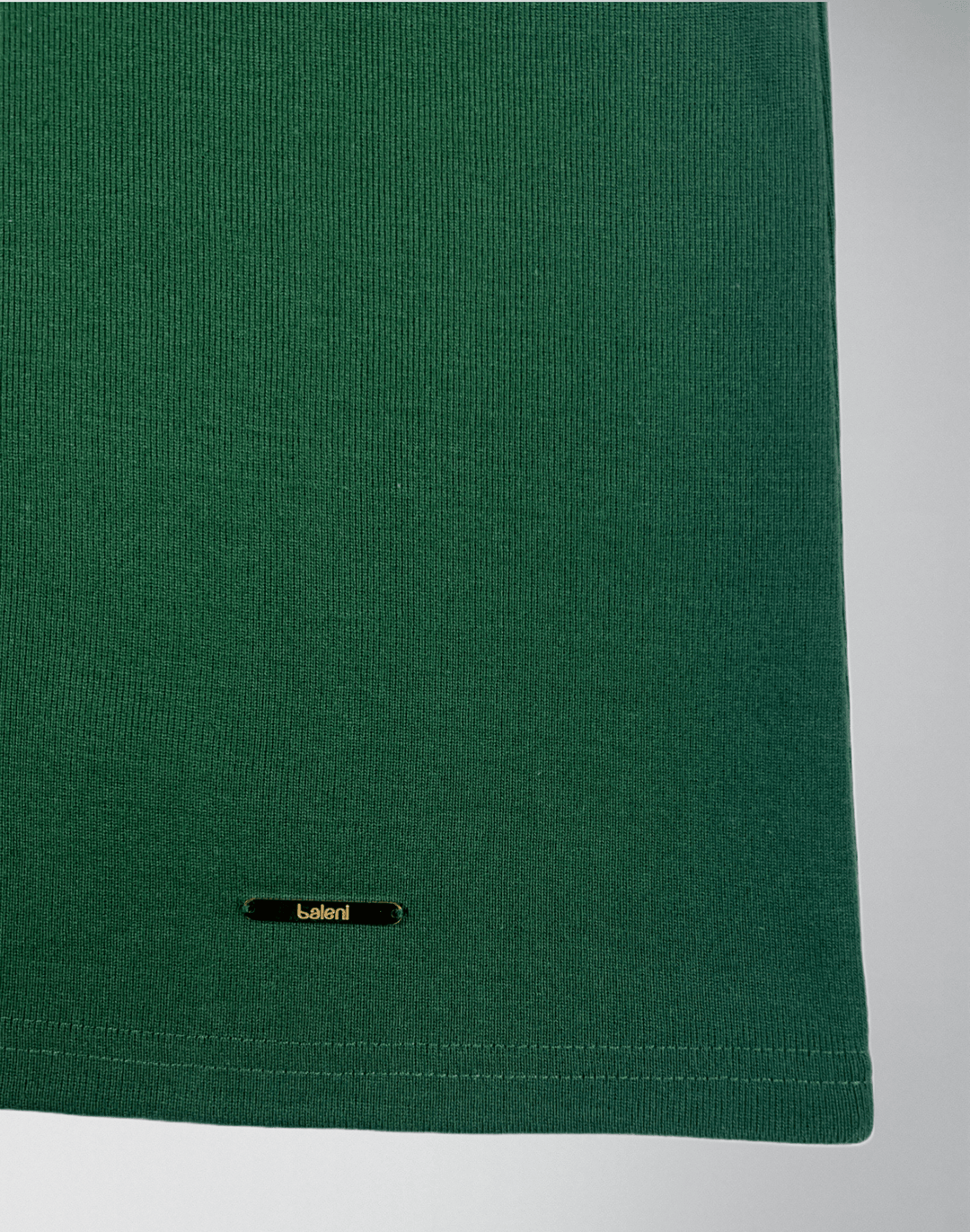 Cotton rib top with zipper - Baleni