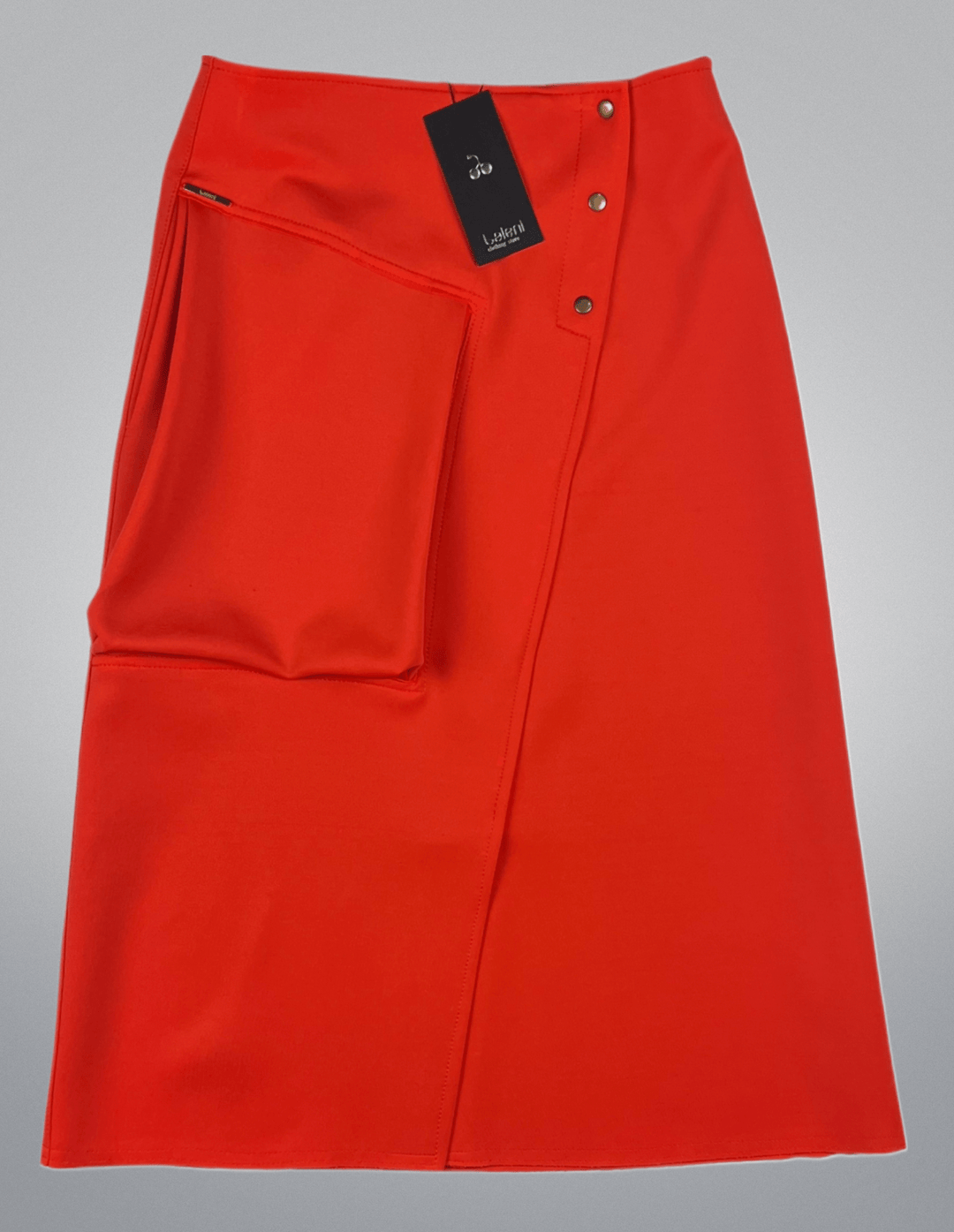 A-Line Space Cotton Woven Skirt