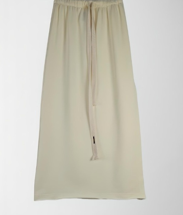 French Terry Cotton Elastane Maxi Skirt